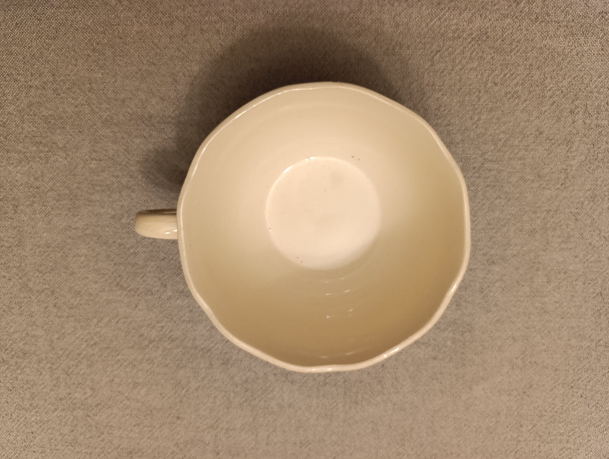 Tasse vintage Obernai Sarreguemines, décor Henri Loux