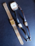 Lot de 3 Montres Vintage – Timex, Helvetica & Montre Dame – Années 50-70