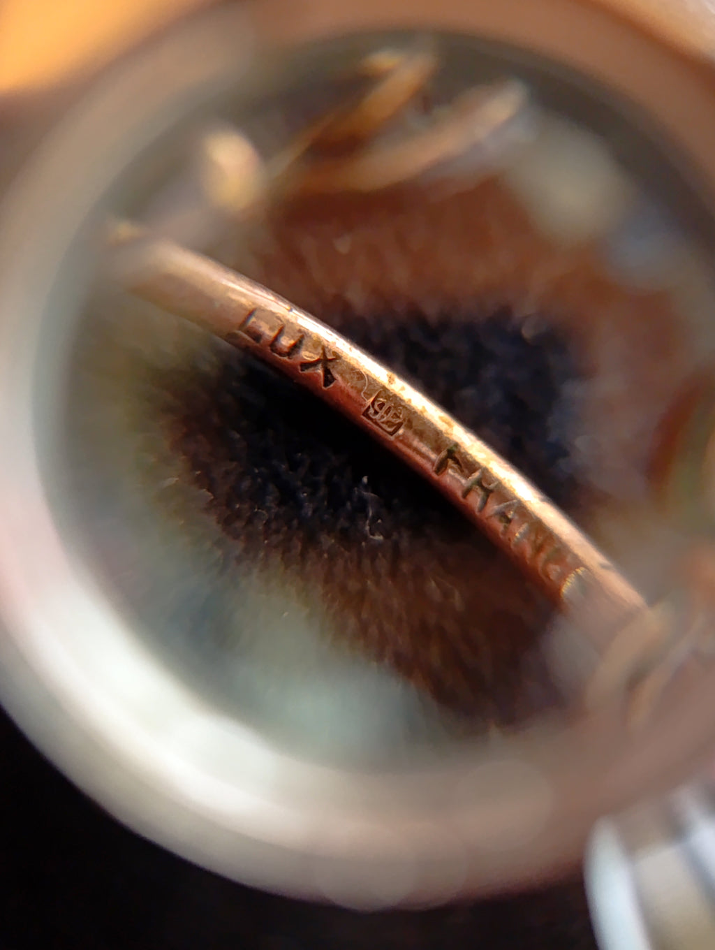 Lot de 2 pince-nez anciens avec étuis, dont un Lux France